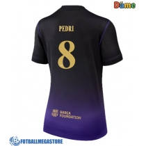 Fotballdrakt Dame Barcelona Pedri Gonzalez #8 Bortedrakt 2026-27 Kortermet